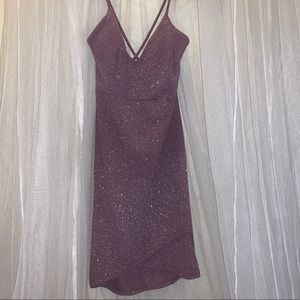 Beautiful purple sparkle dress !